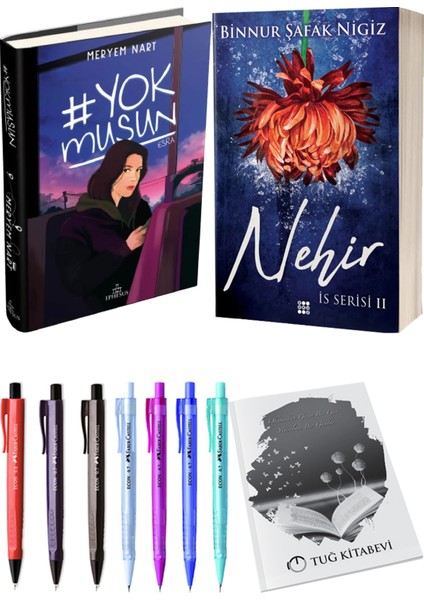 Is Serisi 2 Nehir Ciltli Binnur Şafak Nigiz ve Ephesus Yayınları Yokmusun Ciltli Meryem Nart 2li Set