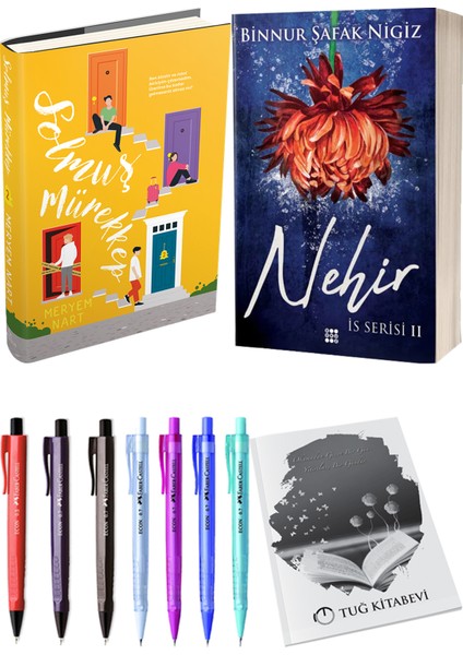 Is Serisi 2 Nehir Ciltli Binnur Şafak Nigiz ve Ephesus Solmuş Mürekkep 2 Ciltli Meryem Nart 2li Set