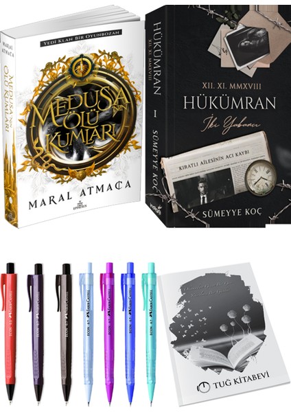 Hükümran 1: İki Yabancı - Medusanın Ölü Kumları 1 + Kalem + Not Defteri