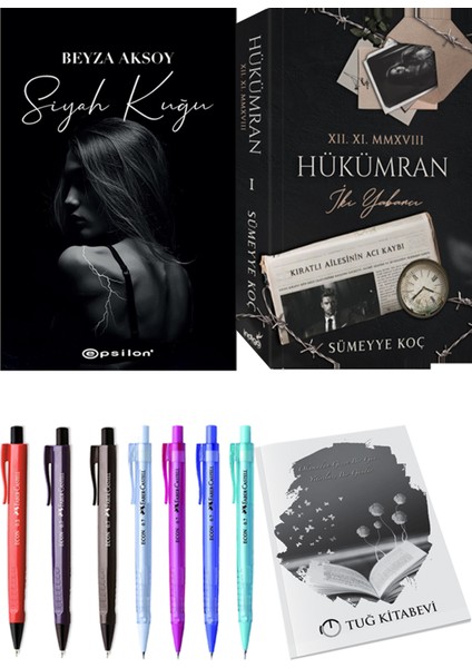 Hükümran 1: İki Yabancı - Siyah Kuğu + Kalem + Not Defteri