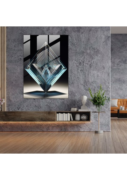 Cam Sanatı: Geometrik Cam Heykel - Gerçekçi Cam Heykel, Modern Sanat, Ev Dekorasyonu, Cam Sanatı, 30X45 modelleri