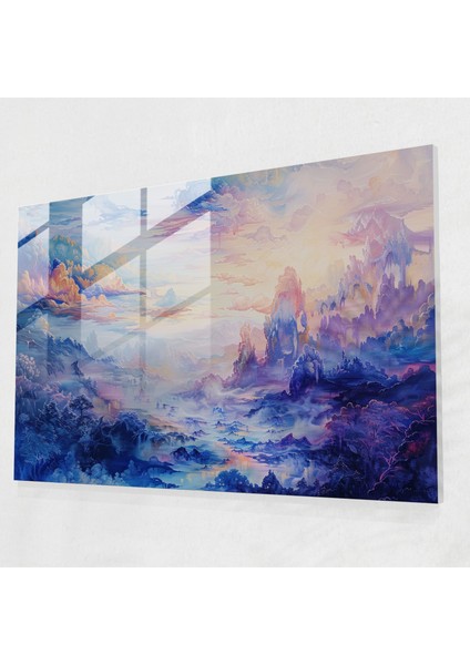 Metafizik Resim Modern Sanat - Metafizik Resim, Vizyoner, Metafizik Resim, Ruhani Renkler, 45X30