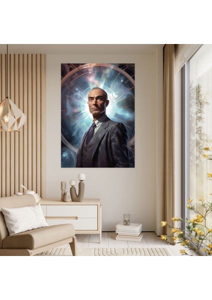 Oppenheimer Fütüristik Kanvas Tablo - Oppenheimer, Vizyoner, Dijital Sanat, Oppenheimer, 30X50 fiyatları