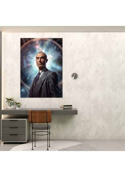 Oppenheimer Fütüristik Kanvas Tablo - Oppenheimer, Vizyoner, Dijital Sanat, Oppenheimer, 30X50 modelleri