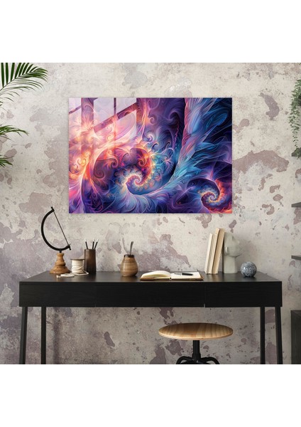 Metafizik Resim Cam Duvar Sanatı Modern Sanat - Metafizik Resim, Metafizik Resim, Cam Duvar Sanatı, Desenler, 45X30