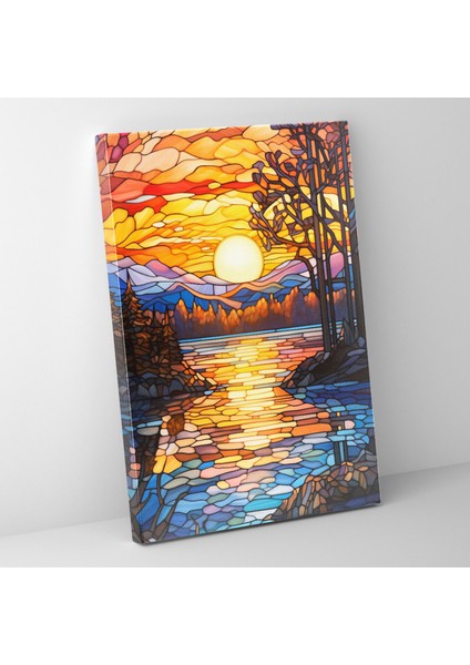 Gerçekçi Cam Heykel Duvar Sanatı - Gerçekçi Cam Heykel, Kanvas Tablo, Gerçekçi Cam Heykel, Kanvas, 30X50