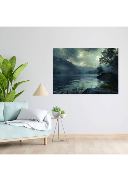 Mehtaplı Göl Kanvas Tablo - Ön Raphael Kardeşliği, Kanvas Tablo, Ön Raphael Kardeşliği, Ev Dekorasyonu, 50X30