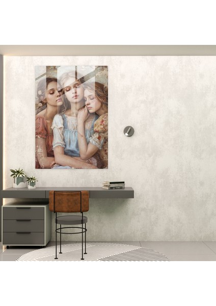 Raffaello Sanzio Ev Dekorasyonu: Üç Güzel - Raffaello Sanzio, Raffaello Sanzio, Ev Dekorasyonu, Cam Sanatı, 30X45 modelleri