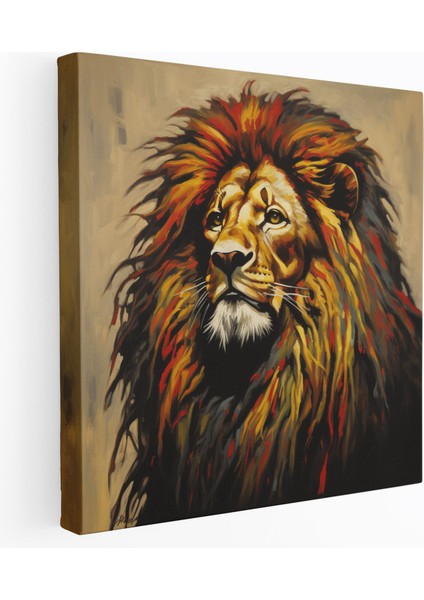 Bob Marley Duvar Tablosu - Aslan Yelesi Kanvas Tablo - Bob Marley, Ilham Verici, Duvar Dekorasyonu, Kanvas Tablo, 30X30
