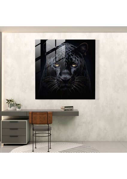 Marvel Kara Panter Cam Baskı - Marvel, Ev Dekorasyonu, Cam Duvar Tablosu, Cam Baskı, 30X30 fiyatları