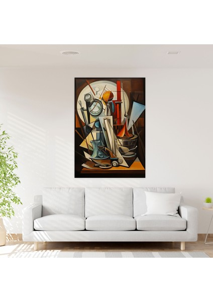 Pablo Picasso Tarzı Duvar Dekorasyonu - Pablo Picasso, Sessiz Renkler, Pablo Picasso Tarzı, Ev Dekorasyonu, 30 x 50 cm
