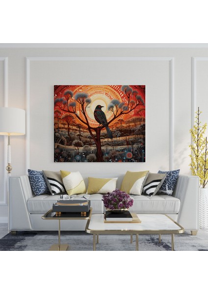 Aborijin Hikaye Anlatımı Duvar Sanatı - Aborijin, Karmaşık Illüstrasyonlar, Duvar Sanatı, Aborijin, 30X30 fiyatları