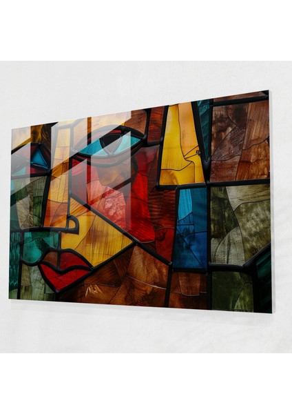 Pablo Picasso Cam Baskı Ev ​​dekorasyonu - Pablo Picasso, Modern Sanat, Pablo Picasso, Kübizm, 45 x 30 cm