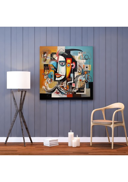 Basquiat Duvar Sanatı - Kübist Kompozisyon - Basquiat, Basquiat, Duvar Sanatı, Parçalı, 30 x 30 cm fiyatları