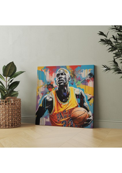 Michael Jordan Duvar Tablosu - Micheal Jordan, Kanvas Tablo, Ev Dekorasyonu, Ikonik Resim, 30 x 30 cm modelleri