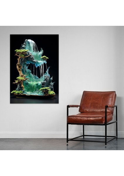 Gerçekçi Cam Heykel Duvar Sanatı Dekoru - Gerçekçi Cam Heykel, Huzur, Duvar Sanatı, Gerçekçi Cam Heykel, 30 x 50 cm modelleri