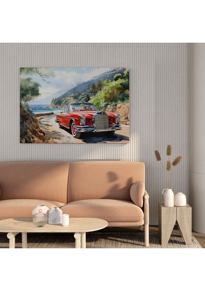 Mercedes Kanvas Tablo - Manzaralı Sahil Sürüşü - Mercedes, Kanvas Tablo, Duvar Tablosu, Kanvas Tablo, 30 x 30 cm fiyatları
