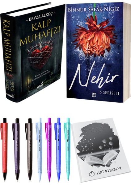 Is Serisi 2 Nehir Ciltli Binnur Şafak Nigiz ve Kalp Muhafızı 1 Ciltli Beyza Alkoç 2li Set