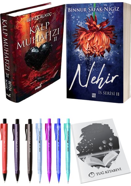 Is Serisi 2 Nehir Ciltli Binnur Şafak Nigiz ve Kalp Muhafızı 2 Ciltli Beyza Alkoç 2li Set