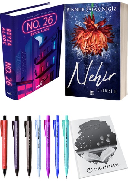 Is Serisi 2 Nehir Ciltli Binnur Şafak Nigiz ve No. 26 Ciltli Beyza Alkoç 2li Set