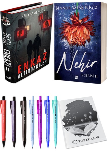 Is Serisi 2 Nehir Ciltli Binnur Şafak Nigiz ve Enkaz Altındakiler 2 Ciltli Beyza Alkoç 2li Set