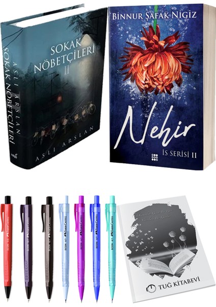Is Serisi 2 Nehir Ciltli Binnur Şafak Nigiz ve Sokak Nöbetçileri 2 Ciltli Aslı Arslan 2li Set