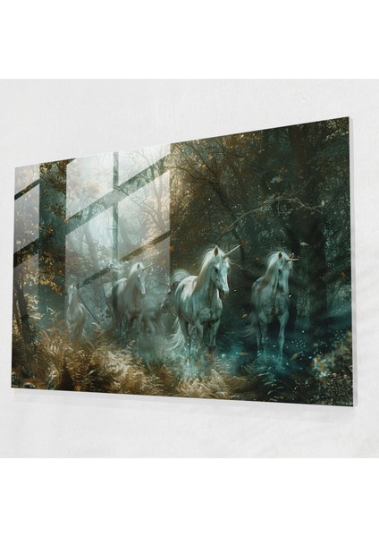 Ön Raphael Kardeşliği Mistik Orman Cam Baskı - Ön Rafael Kardeşliği, Modern Sanat, Cam Duvar Sanatı, Ev Dekorasyonu, 45X30