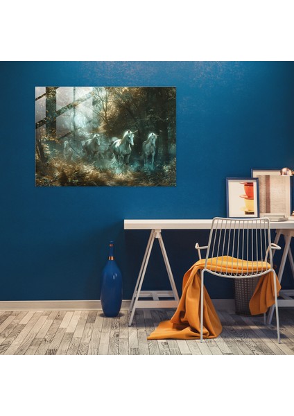 Ön Raphael Kardeşliği Mistik Orman Cam Baskı - Ön Rafael Kardeşliği, Modern Sanat, Cam Duvar Sanatı, Ev Dekorasyonu, 45X30