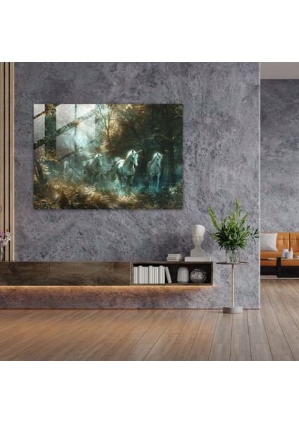 Ön Raphael Kardeşliği Mistik Orman Cam Baskı - Ön Rafael Kardeşliği, Modern Sanat, Cam Duvar Sanatı, Ev Dekorasyonu, 45X30