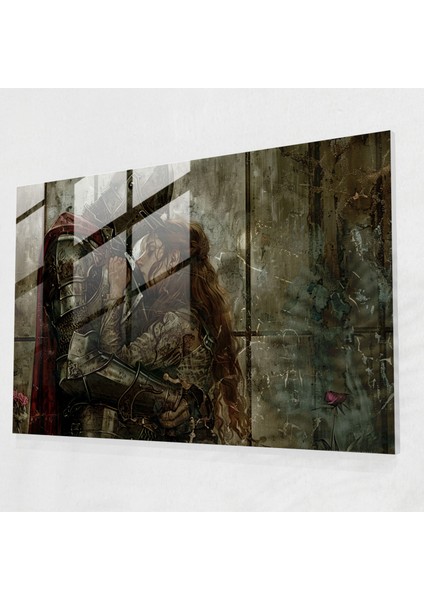 Ortaçağ Romantik Cam Duvar Sanatı - Ön-Rafaelit Kardeşlik, Cam Sanatı, Ön-Rafaelit Kardeşlik, Duvar Dekorasyonu, 45X30