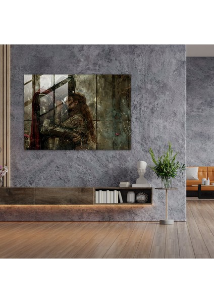 Ortaçağ Romantik Cam Duvar Sanatı - Ön-Rafaelit Kardeşlik, Cam Sanatı, Ön-Rafaelit Kardeşlik, Duvar Dekorasyonu, 45X30 fiyatları