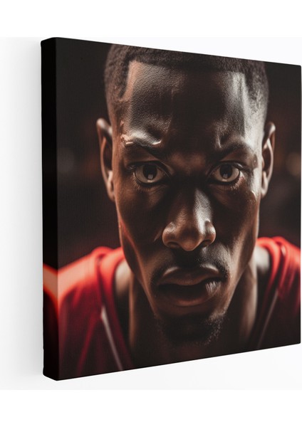 Nba Kanvas Tablo - Yoğun Kararlılık - Nba, Kararlılık, Duvar Tablosu, Nba, 30 x 30 cm
