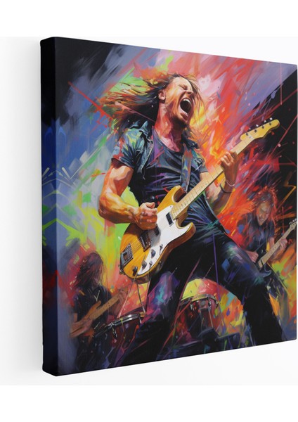 Metallica Yoğunluklu Empresyonist Kanvas Tablo - Metallica, Metallica, Kanvas Tablo, Kanvas Tablo, 30 x 30 cm