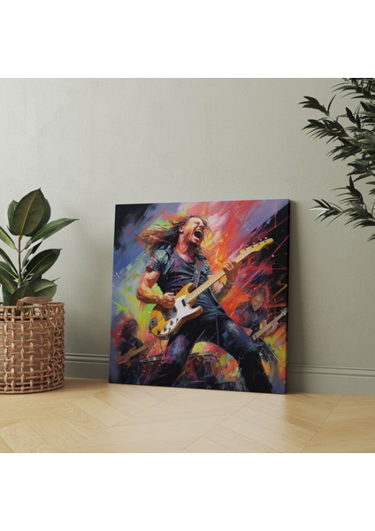 Metallica Yoğunluklu Empresyonist Kanvas Tablo - Metallica, Metallica, Kanvas Tablo, Kanvas Tablo, 30 x 30 cm