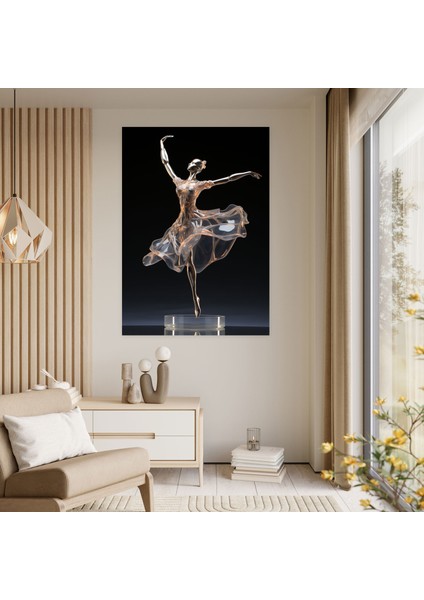 Gerçekçi Cam Heykel Kanvas Tablo - Gerçekçi Cam Heykel, Duvar Sanatı, Kanvas Tablo, Güzellik, 30X50 modelleri