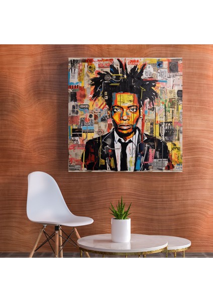 Basquiat Kelime Oyunu Duvar Sanatı - Basquiat, Siyasi Bilinç, Ev Dekorasyonu, Duvar Sanatı, 30X30 modelleri