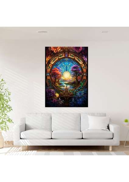 Gerçekçi Cam Heykel Duvar Sanatı Dekorasyonu - Gerçekçi Cam Heykel, Duvar Dekorasyonu, Kanvas, Duvar Sanatı, 30 x 50 cm fiyatları