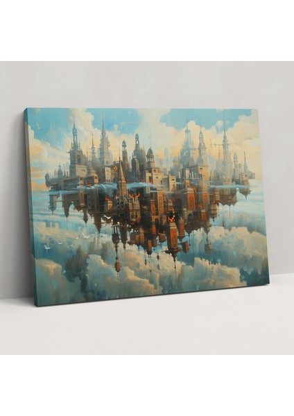 Metafizik Resim Duvar Sanatı - Metafizik Resim, Kanvas Tablo, Kanvas Tablo, Metafizik Resim, 50 x 30 cm