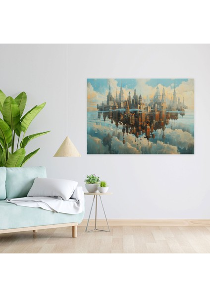 Metafizik Resim Duvar Sanatı - Metafizik Resim, Kanvas Tablo, Kanvas Tablo, Metafizik Resim, 50 x 30 cm modelleri