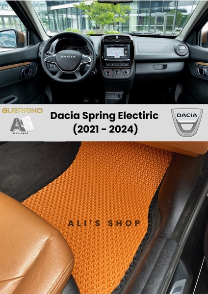 Dacia-Sprıng Electrıc 2021-2024 Arası Araca Özel Yeni Nesil Eva Mat Oto Paspas Havuzlu Paspas