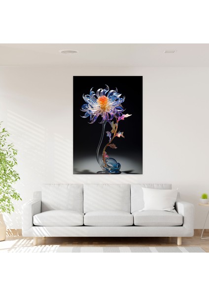 Gerçekçi Cam Heykel Kanvas Tablo - Gerçekçi Cam Heykel, Ince Detaylar, Kanvas Tablo, Duvar Sanatı, 30 x 50 cm modelleri