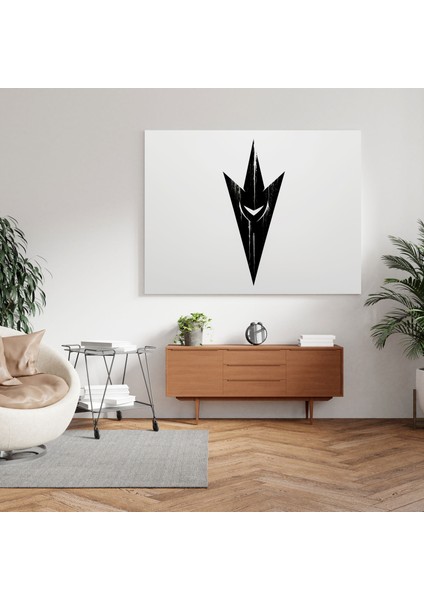 Metallica Minimalist Logo Kanvas Tablo - Metallica, Kanvas Tablo, Minimalist Sanat Çalışması, Kanvas Tablo, 30 x 30 cm