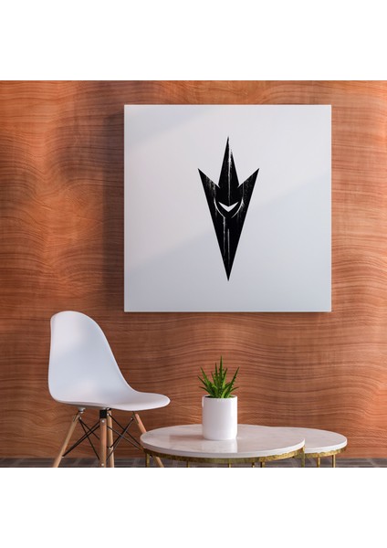 Metallica Minimalist Logo Kanvas Tablo - Metallica, Kanvas Tablo, Minimalist Sanat Çalışması, Kanvas Tablo, 30 x 30 cm