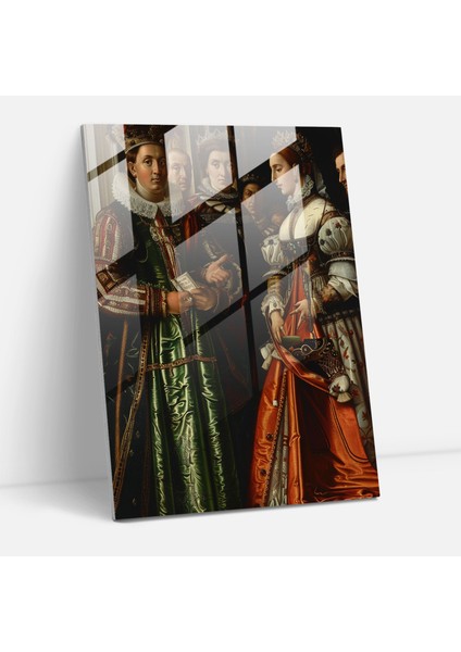 Raffaello Sanzio Cam Sanatı - Raffaello Sanzio, Duvar Dekorasyonu, Ev Dekorasyonu, Cam Duvar Sanatı, 30 x 45 cm