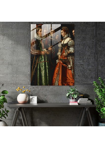 Raffaello Sanzio Cam Sanatı - Raffaello Sanzio, Duvar Dekorasyonu, Ev Dekorasyonu, Cam Duvar Sanatı, 30 x 45 cm fiyatları