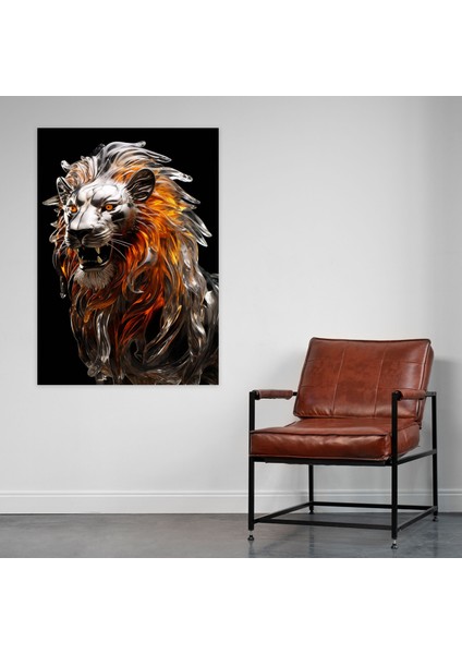 Gerçekçi Cam Heykel Duvar Dekorasyonu - Gerçekçi Cam Heykel, Duvar Sanatı, Kanvas Tablo, Kanvas Tablo, 30 x 50 cm fiyatları