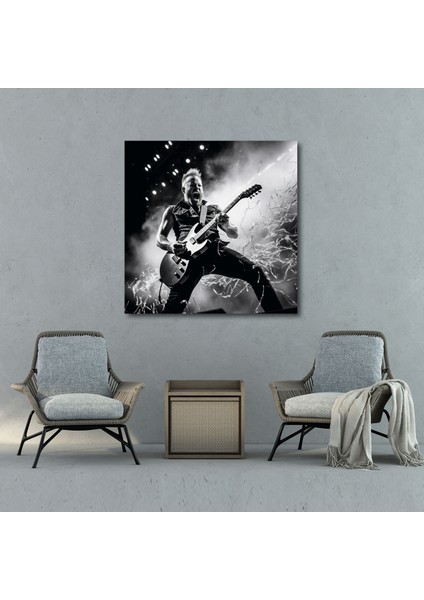 Metallica Kanvas Tablo - Konser Fotoğraflı Duvar Tablosu - Metallica, Metallica, Kanvas Tablo, Ev Dekorasyonu, 30 x 30 cm