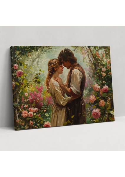 Romantik Ön Rafael Kardeşliği Kanvas Tablo - Ön Rafael Kardeşliği, Ön Rafael Kardeşliği, Ev Dekorasyonu, Kanvas Tablo, 50 x 30 cm
