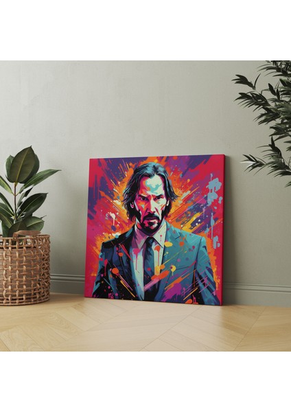 John Wick Kanvas Tablo - John Wick, Ev Dekorasyonu, Kanvas Tablo, Kanvas Tablo, 30 x 30 cm