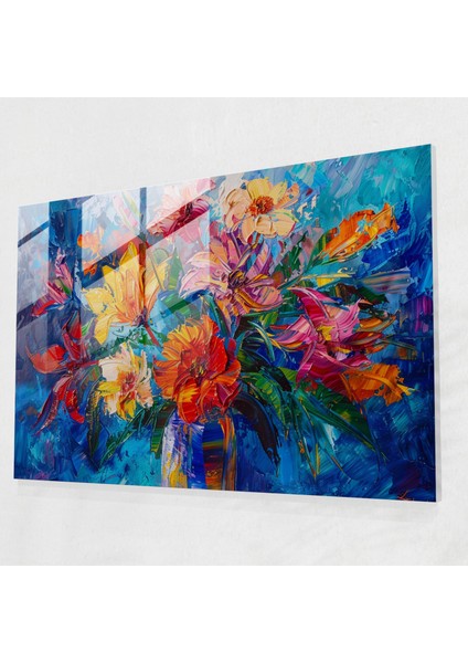 Post-Empresyonizm Cam Duvar Sanatı - Post-Empresyonizm, Post-Empresyonizm, Cam Baskı, Modern Sanat, 45 x 30 cm